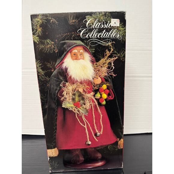 Vintage 1991 Santa's Best Classic Collectables Rustic Santa Claus 16" - Picture 1 of 8